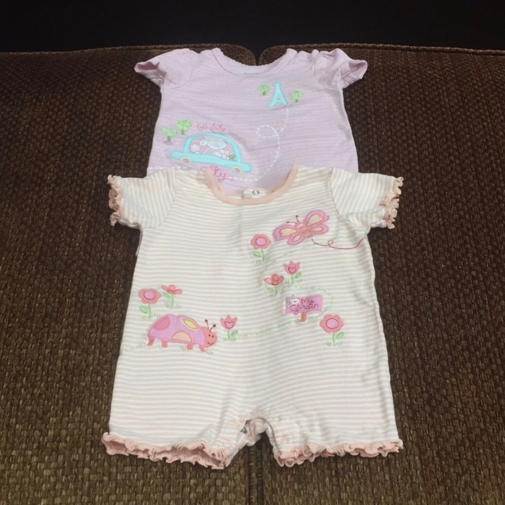 ๐ SONOMA ๐ COLLECTION 2 ADORABLE KIDS JUMPSUITS . - Picture 1 of 12